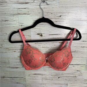 Victoria’s Secret Dream Angels gold pink bra size 34D